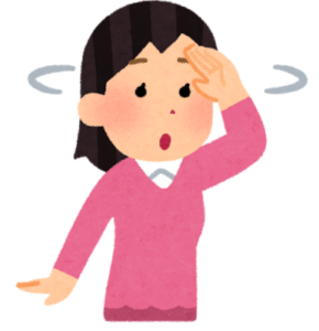 社員の人を探している女性のイラスト。