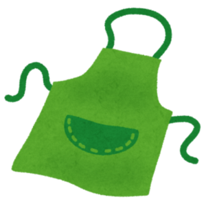 エプロンのイラスト