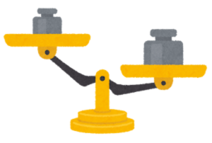 天秤のイラスト